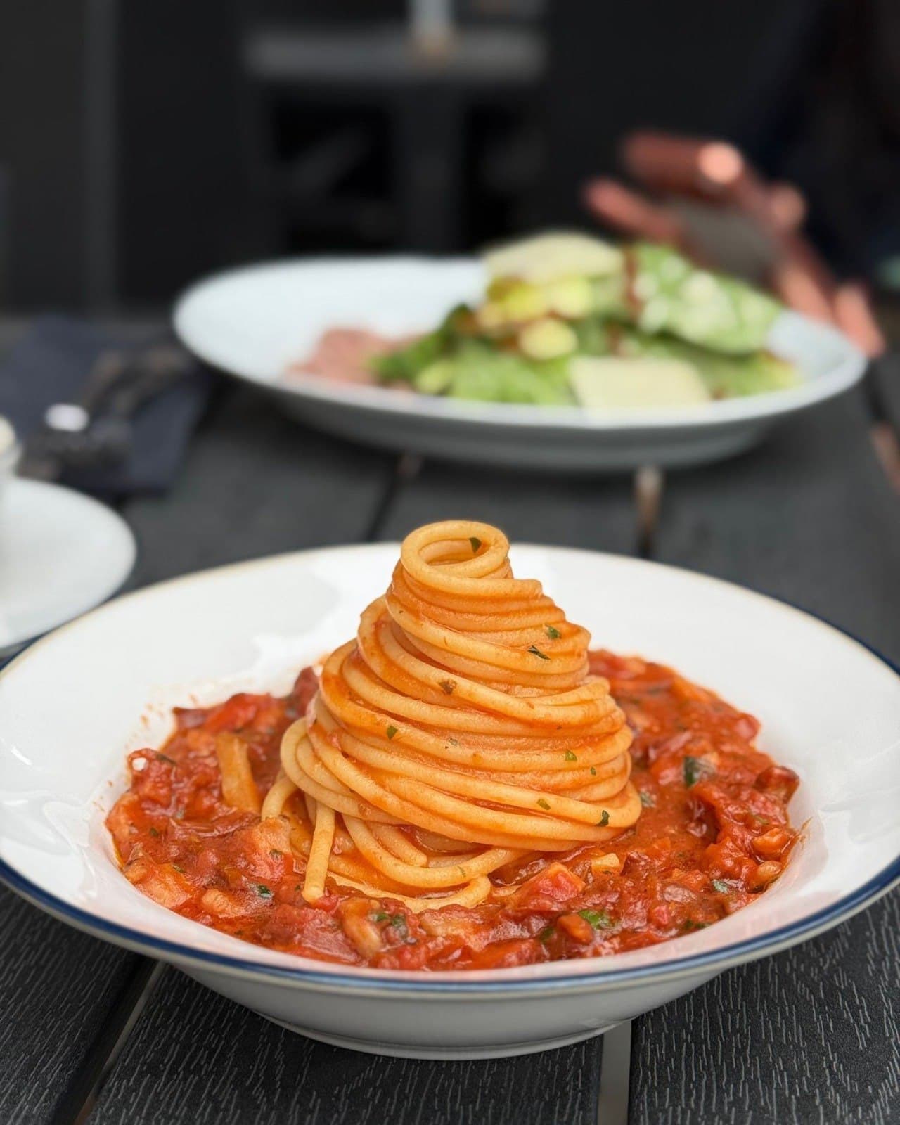 A precisely plated tasting course